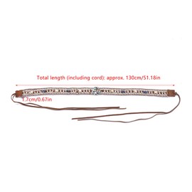 ArrErr Western Cowboy Hat Bands Rhinestone Ethnic Hat Belts Rural Cowgirl Hatbands for Men Women Classic Roll Up Fedora Hat Wide Brim Panama Jazz Cowgirl Hat Straw Cowboy Hats Suede Hat