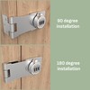 Keyless 3-Digit Combination Lock – Twist Knob Hasp Latch with