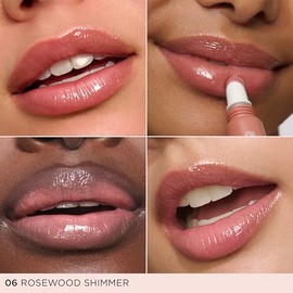 Lip Perfector - 06 Rosewood Shimmer by Clarins for Women - 0.35 oz Lip Gloss