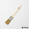 Hake City Brush Gold Roll Rack Brush, Wooden Handle, White