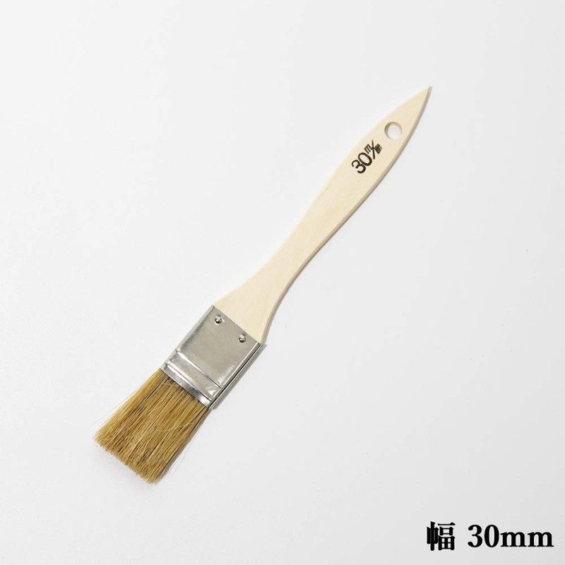Hake City Brush Gold Roll Rack Brush, Wooden Handle, White