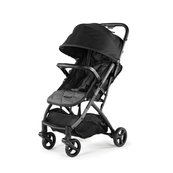 Summer 3Dpac CS Compact Stroller, Black – Car Seat Adaptable Baby Lightweight Stroller with Convenient One-Hand Fold, Reclining Seat and Extra-Large Canopy