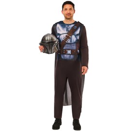 RUBIE'S R1001690L Déguisement Adulte Mandalorian Darth Vader Fancy Dress, Solid, Black, M
