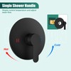 Heyalan Bathroom Shower Valve Mixer Single-Function Single Handle Trim Kit