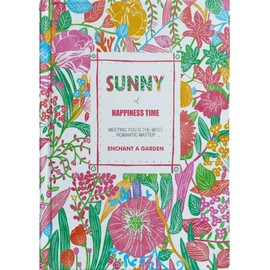 ipoul Beautiful Journal, Junk Journal Book, Small Notebook, B5, 5x7, Colorful, Blank Pages, No Lines, Notebooks for School, Cute Journal, Notebooks for Women, Reading Journal, Flower Garden, Pink