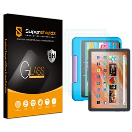 (2 Pack) Supershieldz Designed for Fire HD 10 / Fire HD 10 Plus / Fire HD 10 Kids / Fire HD 10 Kids Pro Tablet 10.1 inch (11th/13th Generation, 2021/2023 Release) Screen Protector, [Tempered Glass] Anti Scratch, Bubble Free