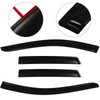 Side Window Deflectors Rain Guards Vent Window Visors for Ford