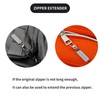 TOPASION Metal Zipper Pull Replacement for Small Holes, Detachable, Repair