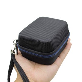 GUBEE Hard Travel Case for JBL GO/JBL GO 2 Small Music Box, Waterproof Portable Bluetooth Speaker (Black)