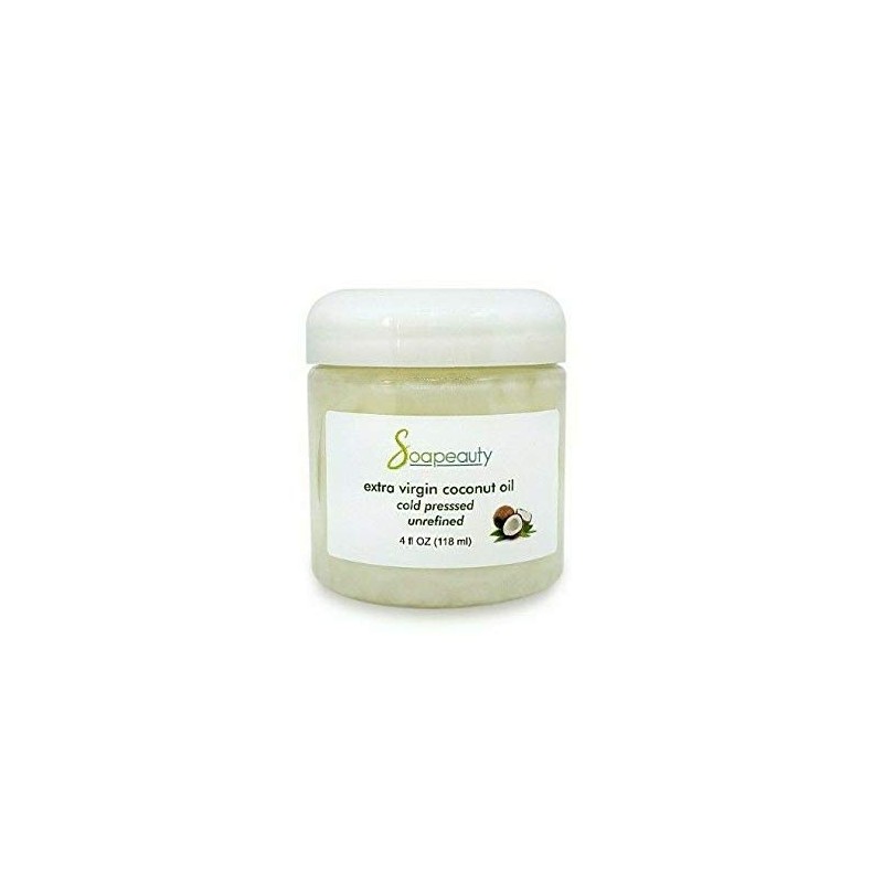 EXTRA VIRGIN COCONUT OIL Unrefined Cold-Pressed Natural Beauty/Cooking (2 OZ)
