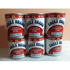 Lot of 6 BORDEN EAGLE BRAND SWEETENED CONDENSED MILK 14 oz