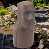 VFM - Easter Island Bronze Bust Head 12" Zen Garden