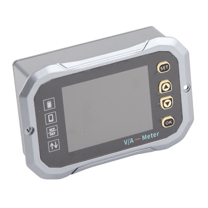 Battery Tester Voltmeter Ammeter Battery Coulometer Capacity Indicator