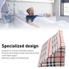 Wedge Pillow R Shaped Removable Slip Resistance Plaid Pattern Bedsore