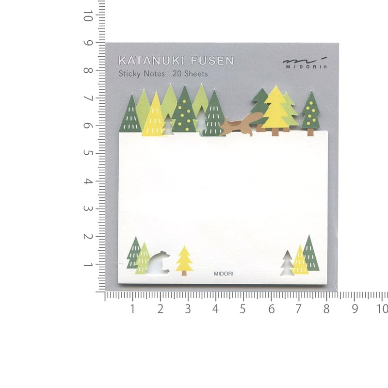 Sticky Paper Die Cutting [Foil Floral Print] Stylish Cute Message