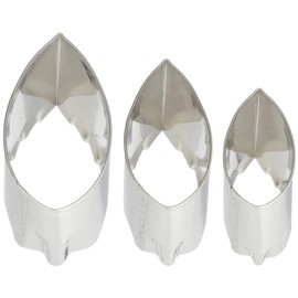 遠藤商事 TKG 野菜抜き型 3個セット 木の葉 ステンレス製で錆びにくく衛生的 季節の中の花景色を器に盛り込んで夢咲く料理に旬の形を演出 業務用 BNK7001