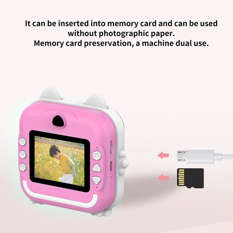 Children Digital Print Camera 24MP 5V 1080P 720P 2.4in Display