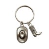 WYGUYO Western Country Keychain Cowboy Hat Key Ring Accessories Boot