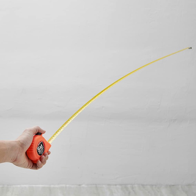 Dekton Hi Vis Green Soft Grip Autolock Tape Measure 5m
