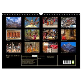 Nepal - das Dach der Welt (Wandkalender 2026 DIN A3 quer), CALVENDO Monatskalender