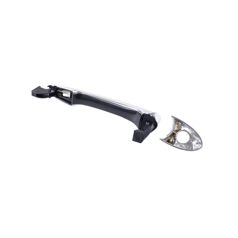 HUYILUN0104 1 LOT Chrome 4 Door Exterior Handle Outer Door