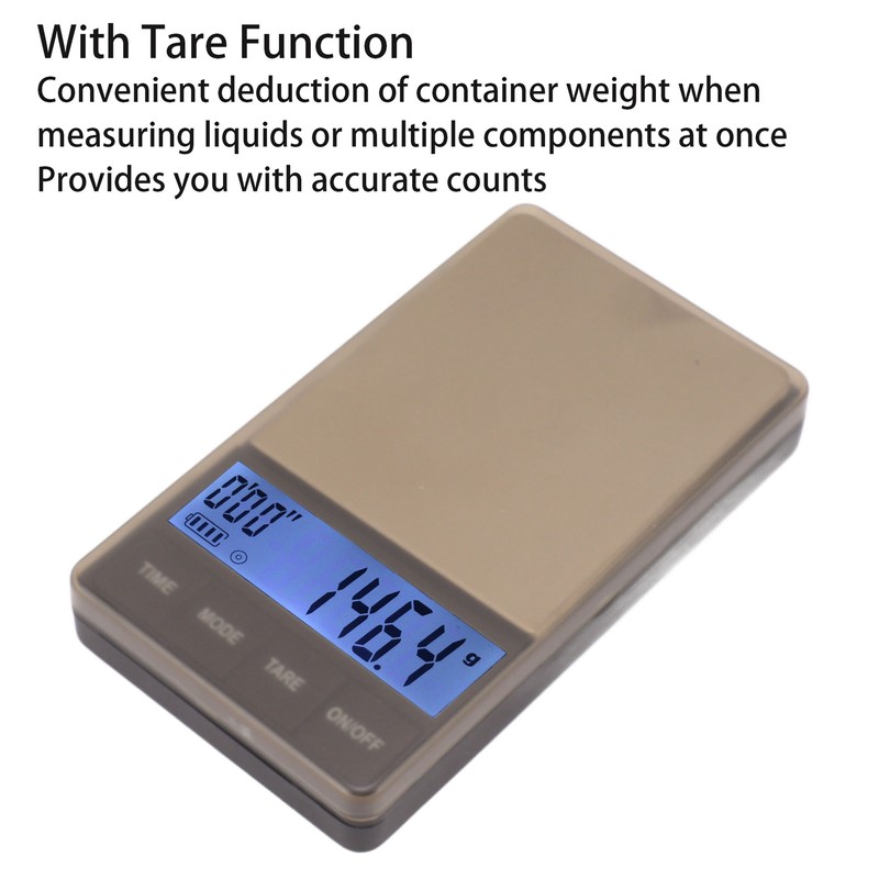 Small Coffee Scale Sensitive Accurate 1000g 0.1g Digital Pocket Coffee