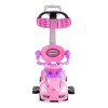 Funzone Carrito De Empuje Rosa Montable Paseo Toldo Claxón Funzone