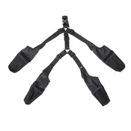 AIMALL Waterproof Dog Boots, Four Seasons Protective Dog Shoes, Non-Slip Anti-Dirt Pet Paw Protectors with Adjustable Straps, Suitable for Small and Medium Breeds, Bulldog, Poodle, Schnauzer