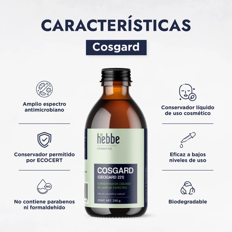 Cosgard Geogard 221, Conservador Natural Cosmético Bio, Tipo de piel