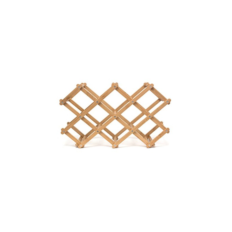 Lipper International Wine Rack, 20.25" W x 7.5" D x