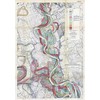 1944 Fisk Mississippi Meander Map Ancient River Bed Sheet 13