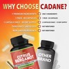 Organic Cadane Citrus Bergamot Supplement Extract Capsules, 90 Capsules &