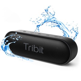 VGP 2022 SUMMER Award: Tribit XSound Go Bluetooth Speaker (16 W, 24 Hours Continuous Playback), Portable Bluetooth Speaker, IPX7 Fully Waterproof, Wireless Stereo Compatible, Enhanced Bass, Loud