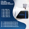 Lileno HomE Mattress Protector with Zip, Washable Microfibre Mattress Protector
