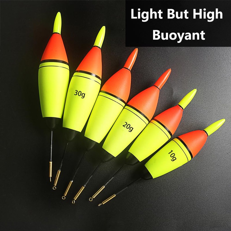 Fishing Bobbers, EVA Foam Night Fishing Float Luminous Glowing Bobbers