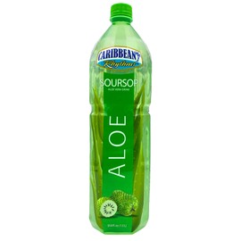 Caribbean Rhythms Aloe Vera Drink with Aloe Pulp, Soursop, 1.5L