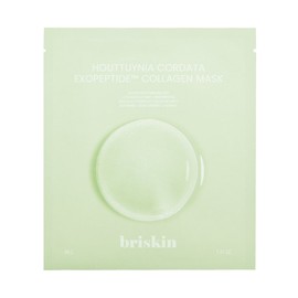 Briskin Houttuynia cordata exopeptide collagen mask 1 sheet 4074650 / 브리스킨 어성초 엑소펩타이드 콜라겐 마스크 1매 4074650