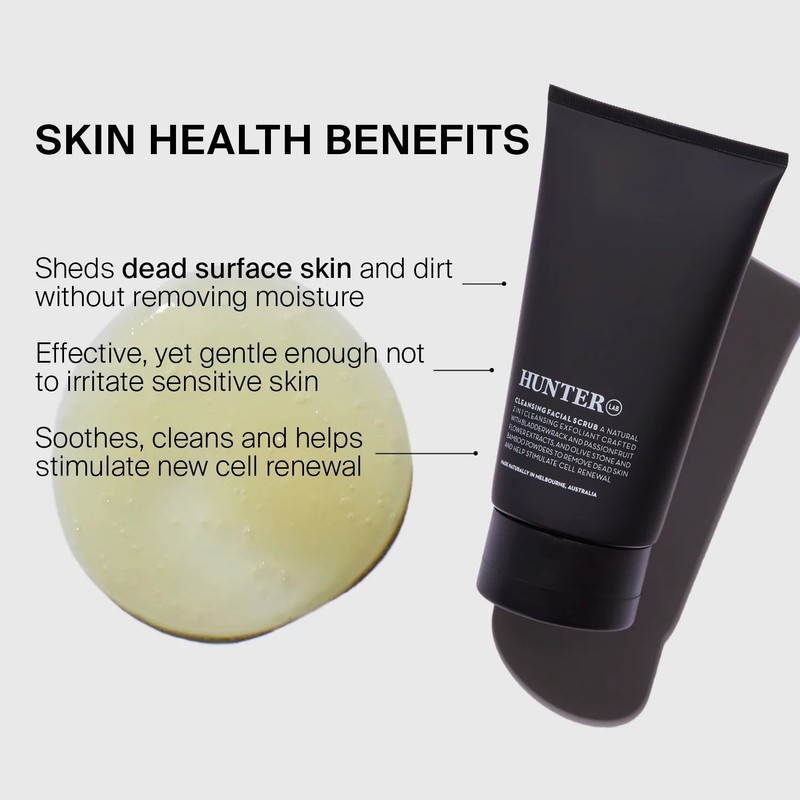Hunter Lab Cleansing Facial Scrub 150ml Duo Bundle
