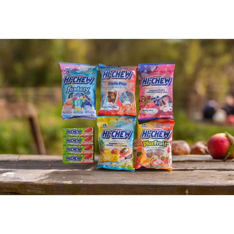 Morinaga Hi Chew 6 Flavors Variety Pack (Tropical,Sour