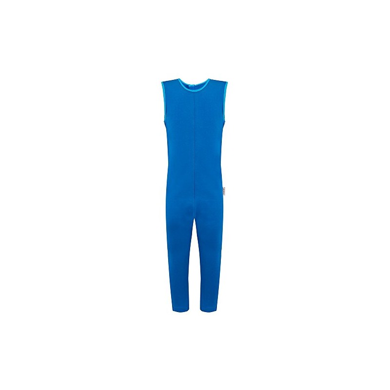 SpecialKids.Company Scratch Sleeves Button Back Ankle Length Footless Dungarees, Soft