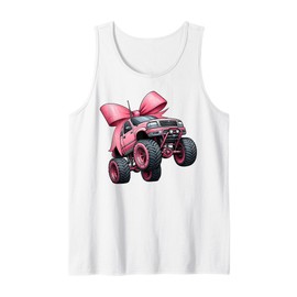 Coquette Bow Rc Truck RC Racing Remote Control Girl Mom Tank Top