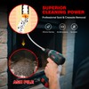 Morinoli 30 Feet Chimney Sweep Kit, Chrome Button Locking System,