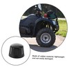 Hemobllo 10pcs Rubber Center Covers for ATV Wheel Hubs Durable