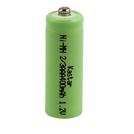 Kastar 3x 1.2V 400mAh 2/3AAA Button Top Rechargeable NiMH Batteries for Lights