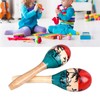 2Pcs Sand Hammer Maraca Shaker Rattle Portable Percussion Instrument Musical