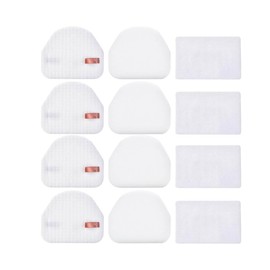 Filter Replacements Compatible with Shark Vacuum NV100 NV100C NV105 NV106 NV200 NV201 NV202 UV300 NV450 NV480 NV481 NV482,NV100 26,NV105 26,4-Sets Foam & Felt Filters,Replace Part # XFF450 & XFL100