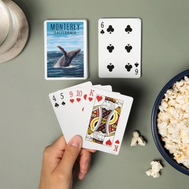 Lantern Press Monterey, California, Humpback Whale (52 Playing Cards, Poker Size Card Deck with Jokers)