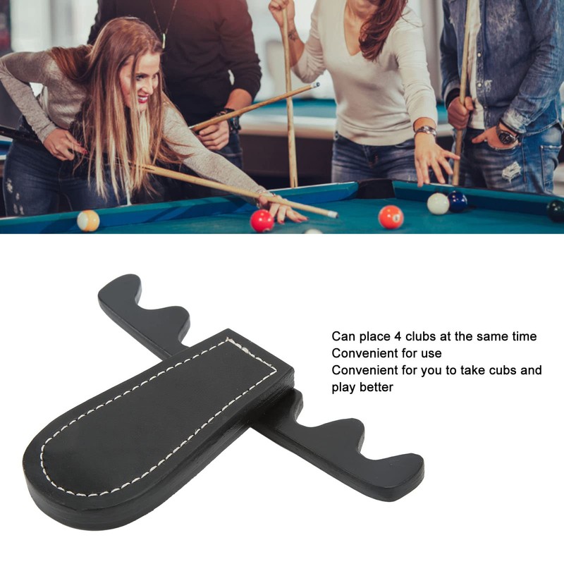 SUNGOOYUE Billiard Cue Holder, Portable Foldable Aluminum Alloy 4 Holes