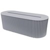 VIVIJOIE Outlet Box, Slim, White, Cable Box, Power Strip, Storage