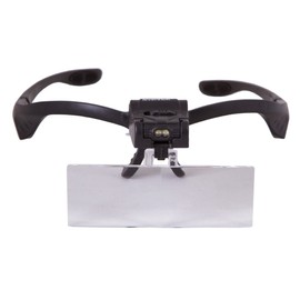 Levenhuk Zeno Vizor G3 Hands Free Magnifying Glasses with LED and 5-Step Magnification